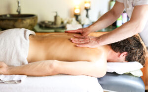 Anwendung: Warme Sheabutter-Massage